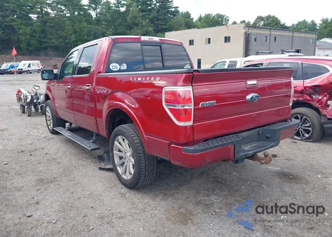 2013 Ford F-150 Limited из США, поврежденный, VIN 1FTFW1ET4DFC30998